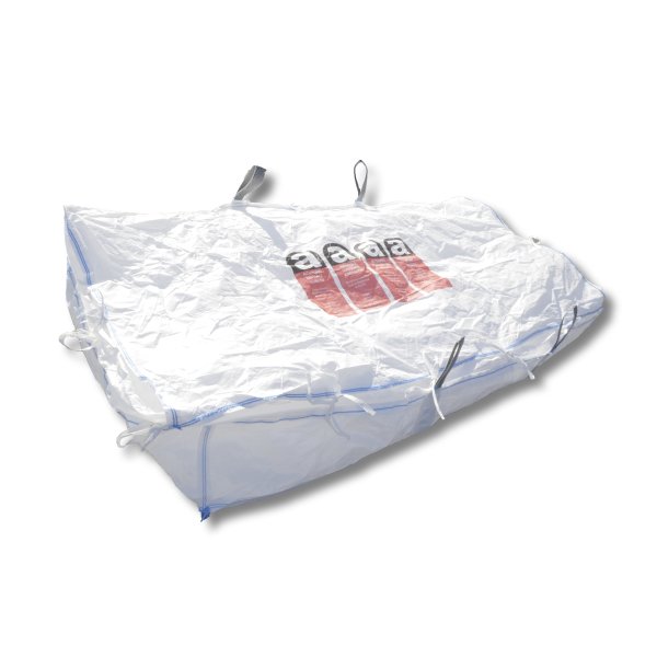 Big Bag 260 x 125 x 30 cm Plattensack für Asbestentsorgung