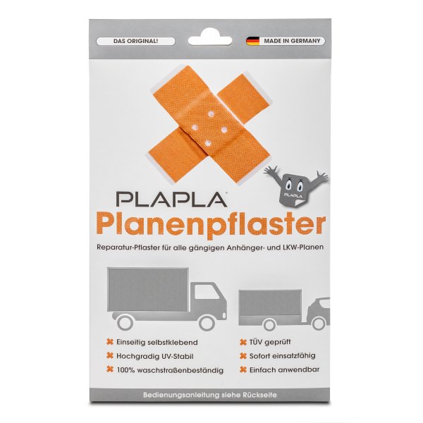 PLAPLA®  Planenpflaster Shop L RAL 9006 silber