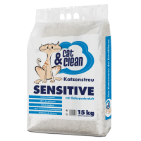 15 kg Cat & Clean® Sensitive mit Babypuderduft