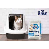 Cat &amp; Clean&reg; Sensitive mit Babypuderduft (15 kg)