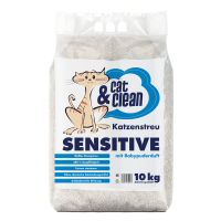 Cat & Clean® Sensitive mit Babypuderduft 10 kg Sack