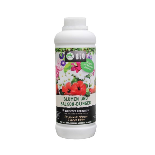 Sapropel organischer Blumen- und Balkondünger 1 Liter Flasche